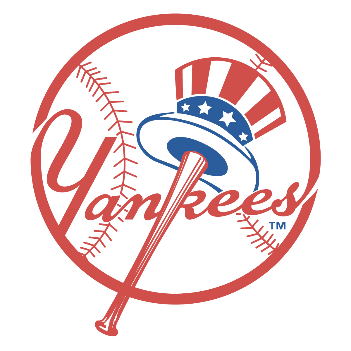 Baseball Bat Vector Logo - New York Yankees Baseball Bat Ball Logo Vector | Free Vector ...