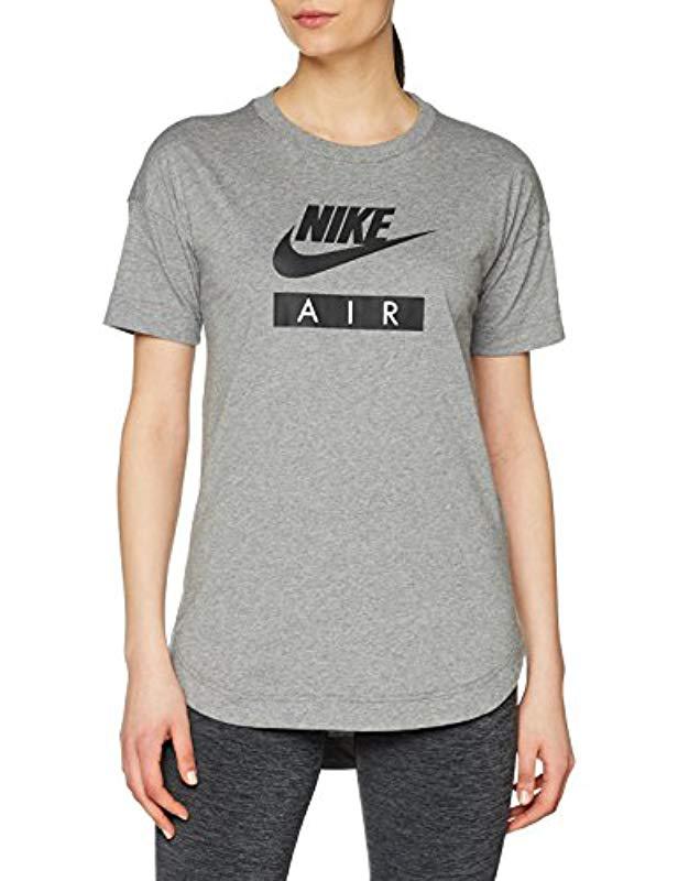 Gray W Logo - Nike W Nsw Top Logo Air T in Gray