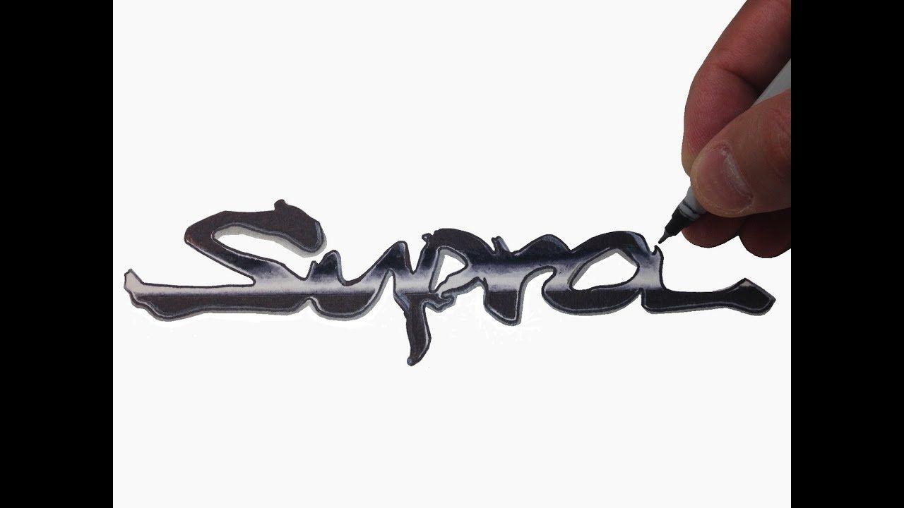 Supra Logo - How to Draw the Toyota Supra Logo - YouTube