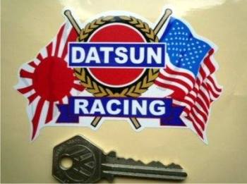 Datsun Racing Logo - Datsun - I Say Ding Dong Shop - Buy Stickers, Decals & Unique ...