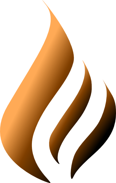 Long Flame Logo - Maron Flame Logo Clip Art clip art online