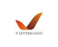 Orange V Logo - Free Vector Alphabet Logo Design Download. Inspiration of Alphabet