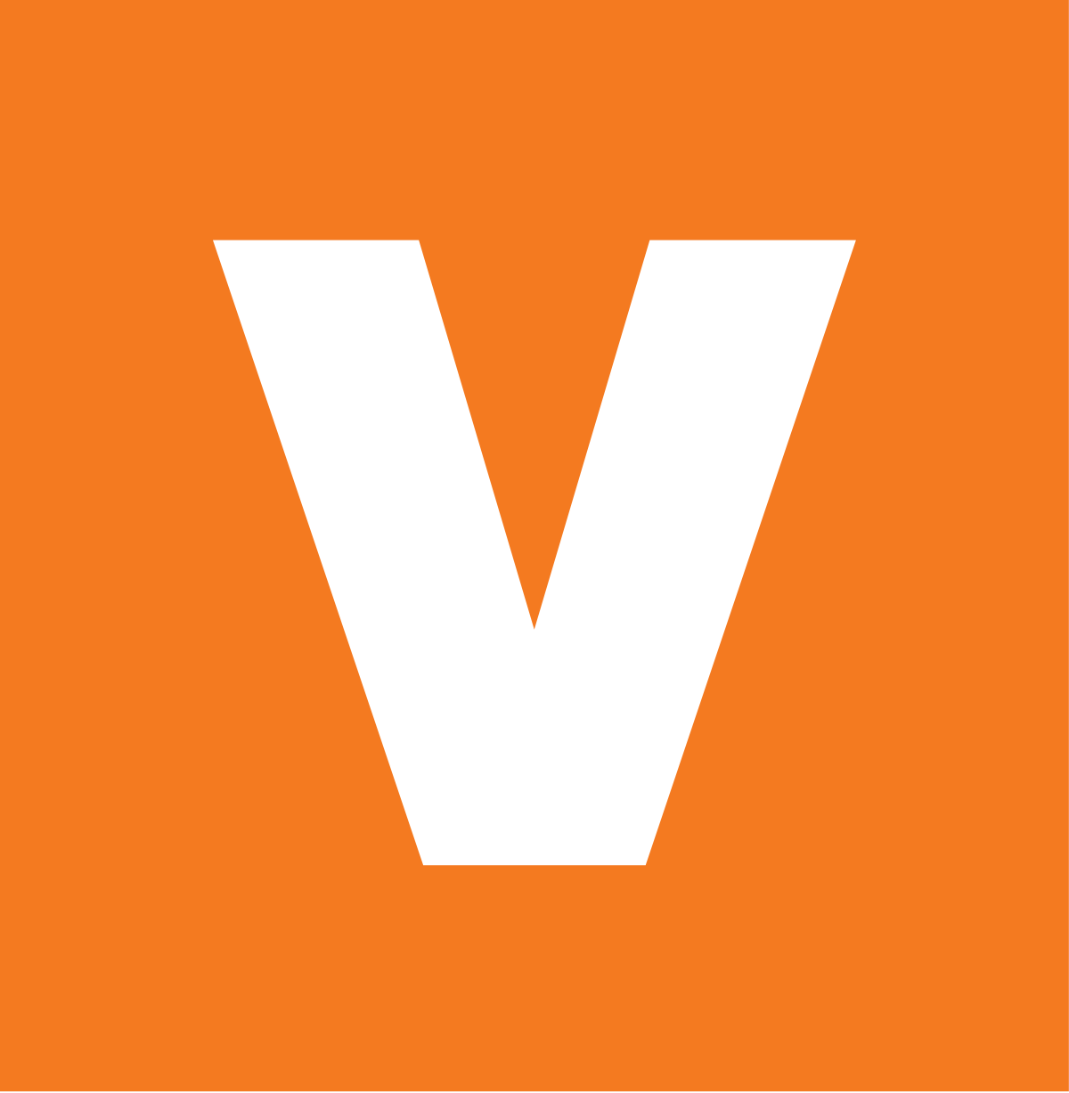 Orange V Logo - V (TV network)