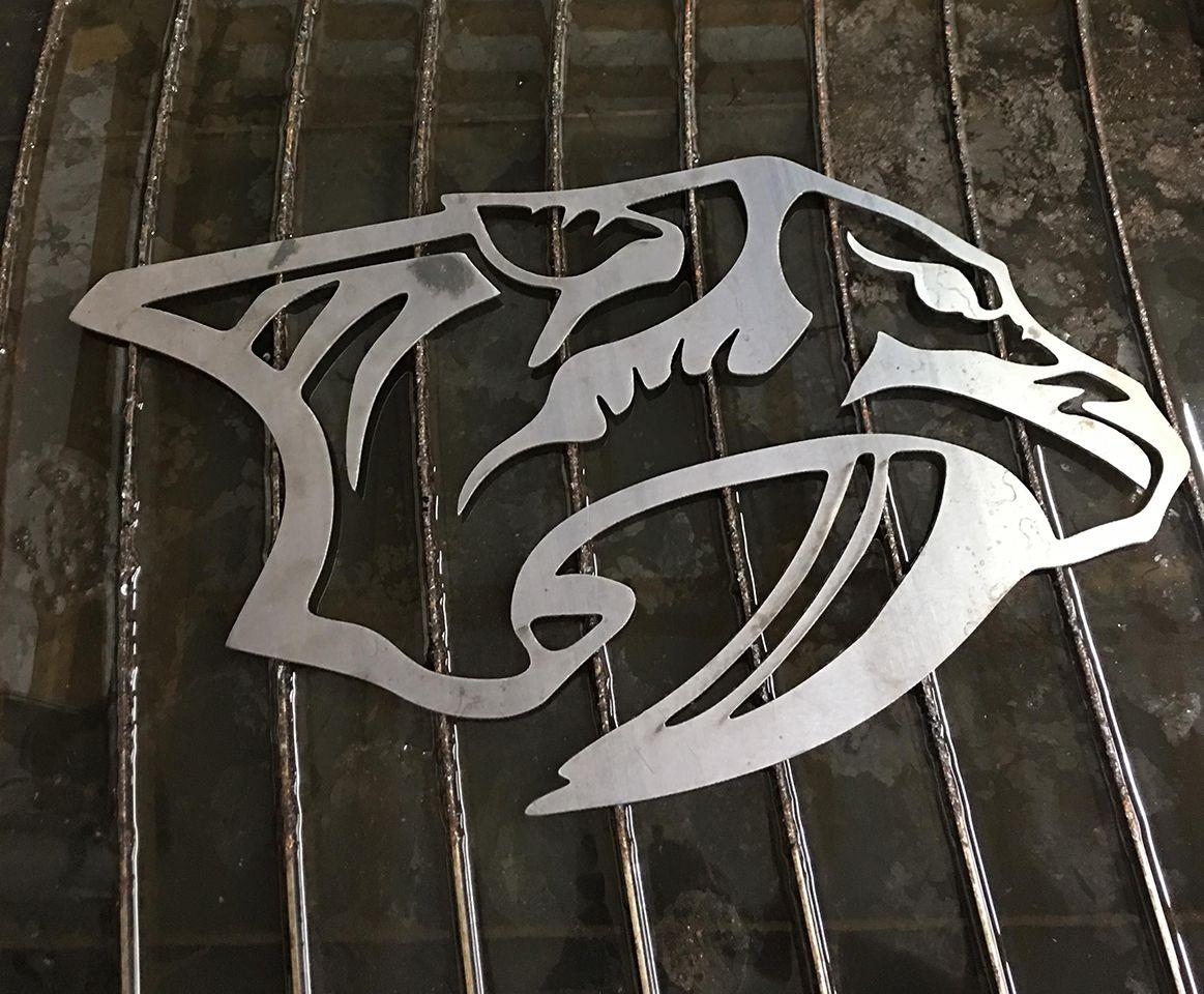 Nashville Predators Logo - Nashville Predators Logo - Borotek Powder Coating