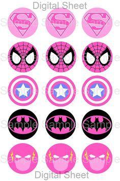 Girly Superhero Logo - Best Dig pink image. Breast cancer awareness, Breast cancer