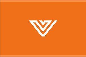 Orange V Logo - V Shield V Logo Logo Templates Creative Market