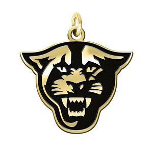 Gold Panther Logo - Georgia State Panthers Solid 14K Gold Logo Cut Out College Charm | eBay