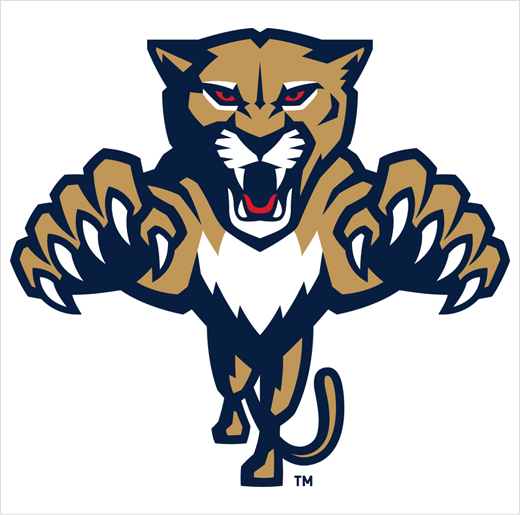 Gold Panther Logo - Florida Panthers Reveal New Logo Design - Logo Designer