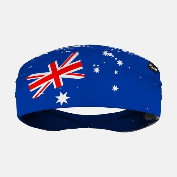 Australia Flag Logo - Australia Brushed Flag Headband | SLEEFS