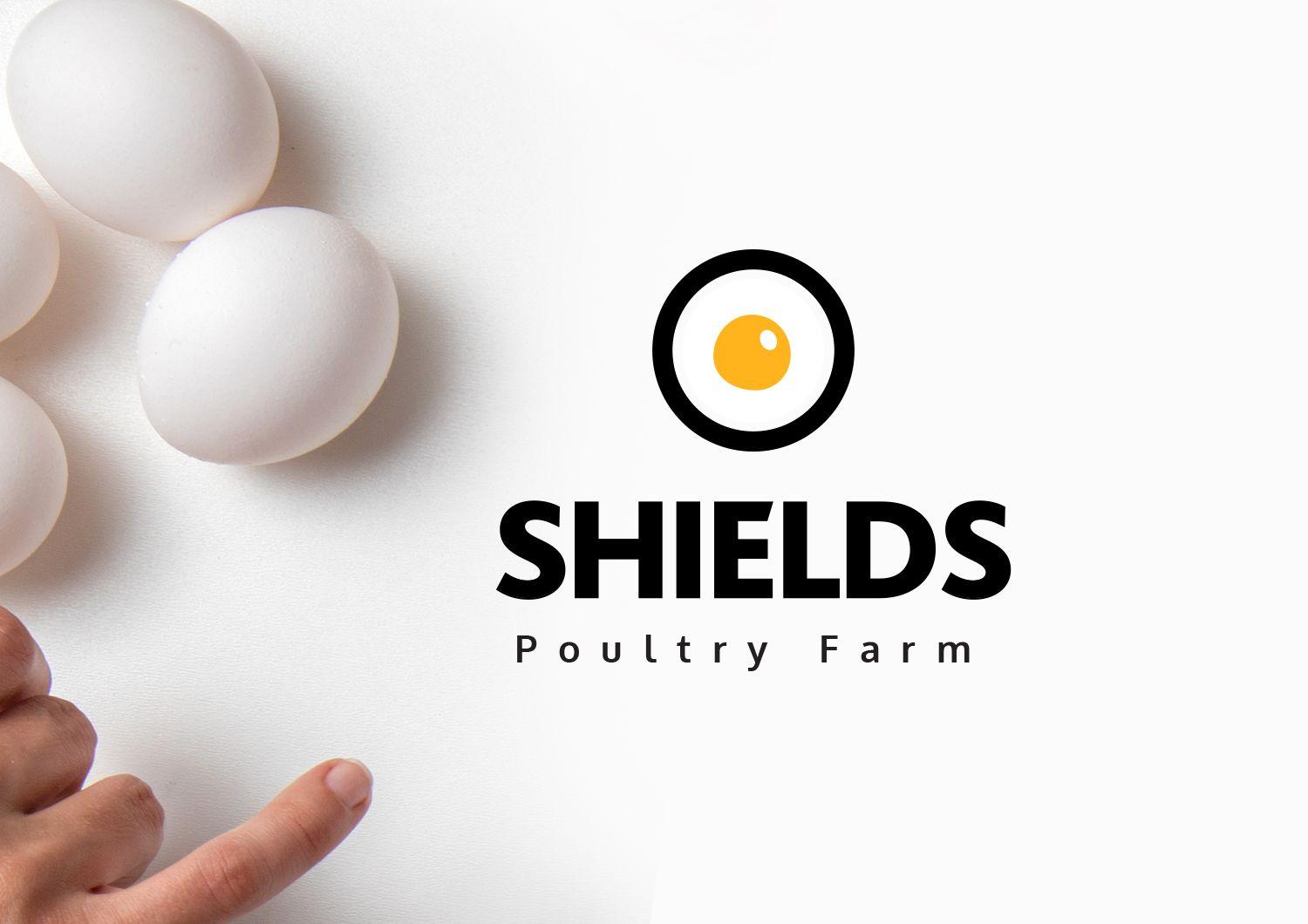 Egg Company Logo - Upmarket, Bold, Food Store Logo Design for Shields Poultry Farm