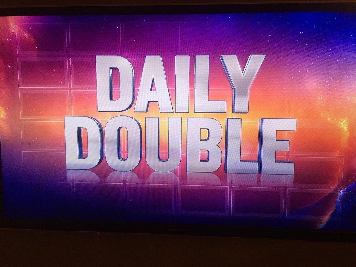 Jeopardy Daily Double Logo - Double P Media on Twitter: 