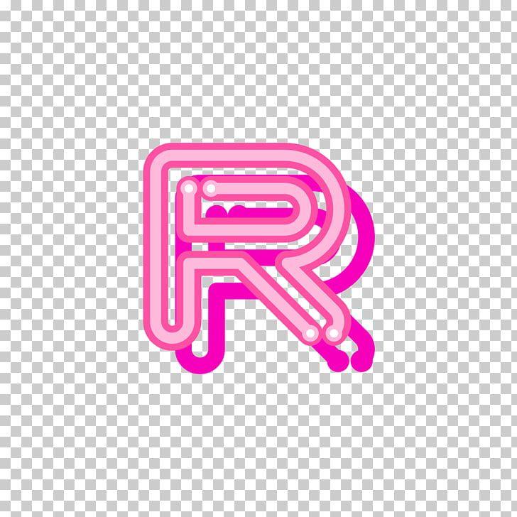 Red Letter R Logo - Letter Red Logo Font, Red uppercase fluorescent letter R PNG clipart ...