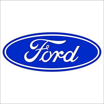 Square Ford Logo - Amazon.com: Cove Signs Classic Ford Oval Decal/Sticker - Blue 4 ...