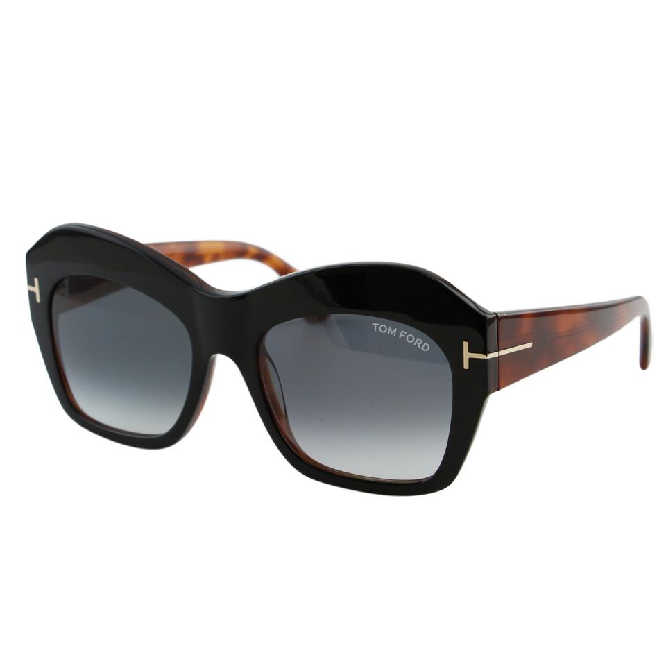 Square Ford Logo - Tom Ford Black & Brown New Tf Emmanuelle Ft 0534 Women Square Thick