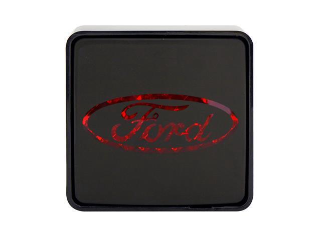 Square Ford Logo - Bully Ford Logo Square Hitch Cover With Brake Light CR 007F