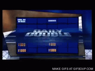 Jeopardy Daily Double Logo - Daily Double GIFs | Tenor
