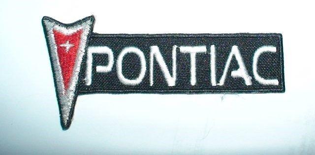 Silver and Red Shield Logo - Pontiac red shield - embroided patch | Trade Me