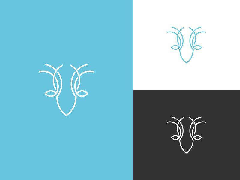 Abstract Deer Logo - Logo Deer