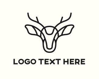 Abstract Deer Logo - Deer Logo Maker. Best Deer Logos