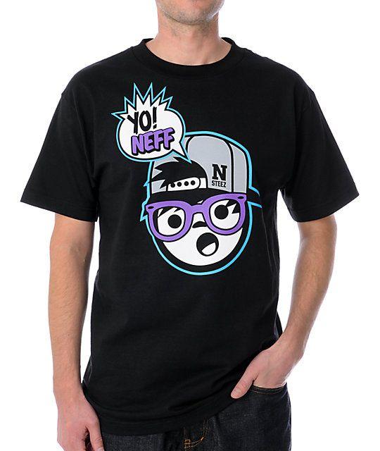 Yo Neff Logo - Neff Yo Neff Black T-Shirt | Zumiez