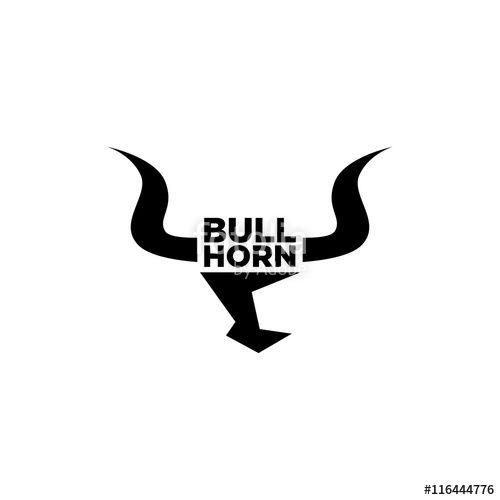 Bull Head Logo - Bull Head emblem template for business. Vector illustration. Western