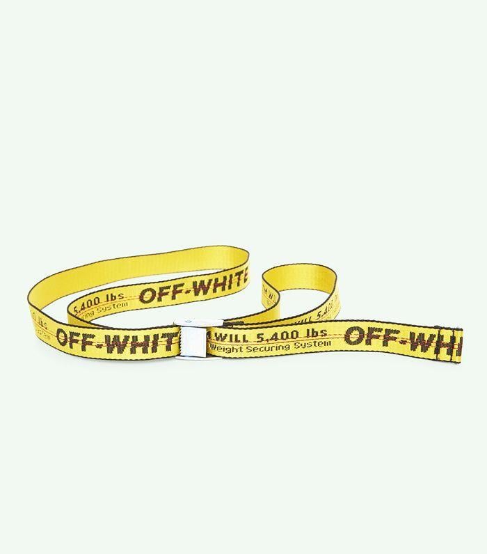 Off White Caution Logo - Off-White Industrial Tape Belts | Who What Wear UK