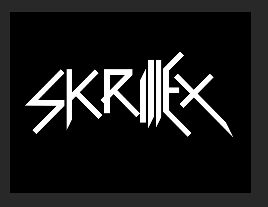 Skrillex Black and White Logo - LogoDix