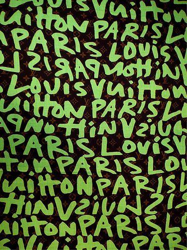 Louis Vuitton Graffiti Logo - Louis Vuitton x Stephen Sprouse Graffiti Monogram Pareo | colorful ...