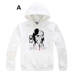 Skrillex Black and White Logo - American dj skrillex hoodie for teens cartoon white sweatshirt with ...