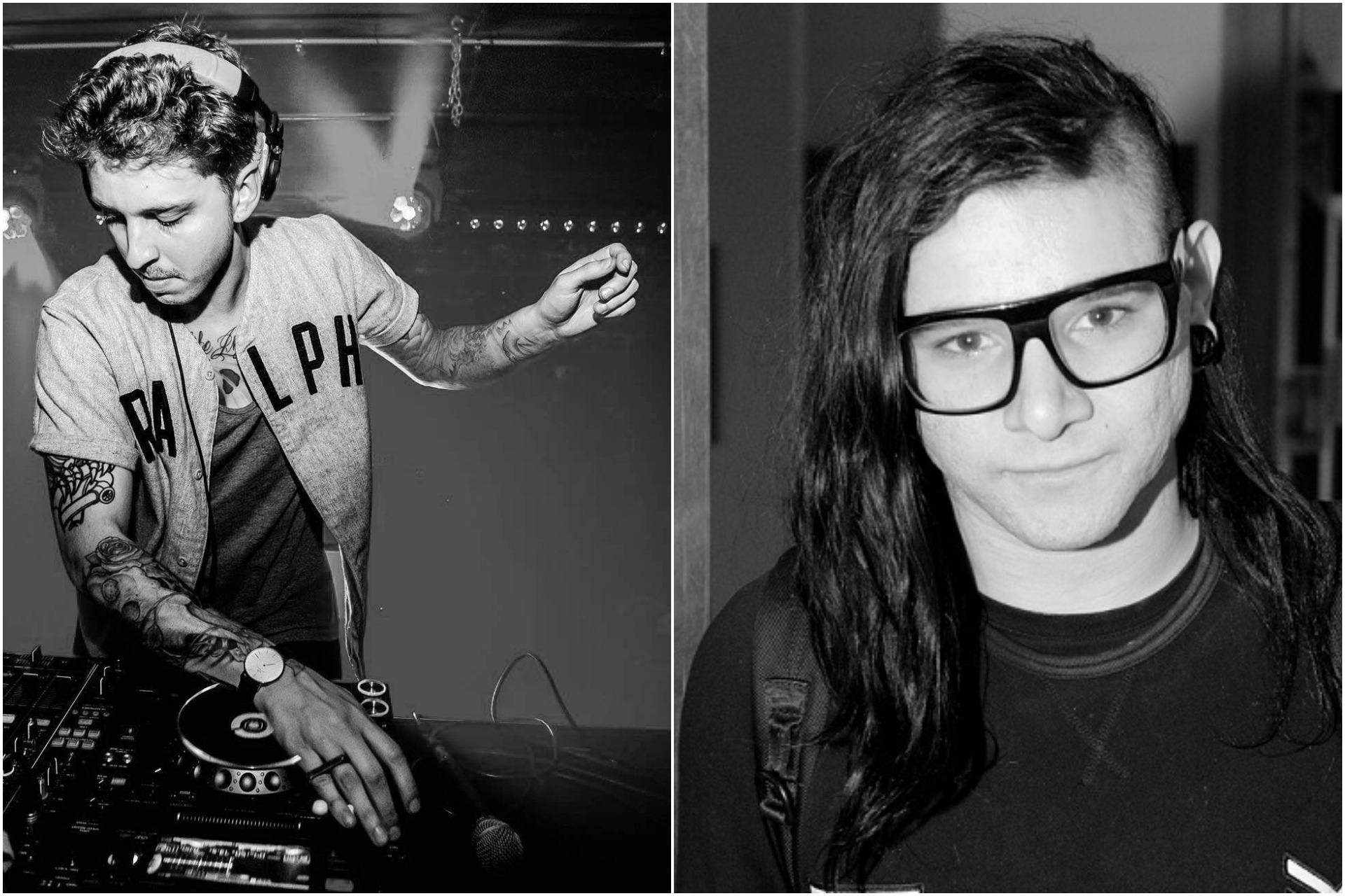 Skrillex Black and White Logo - Ekali road-tests explosive Skrillex trap ID [Watch] : Dancing Astronaut