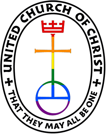 Cross and Rainbow Circle Logo - UCC-cross-orb-rainbow