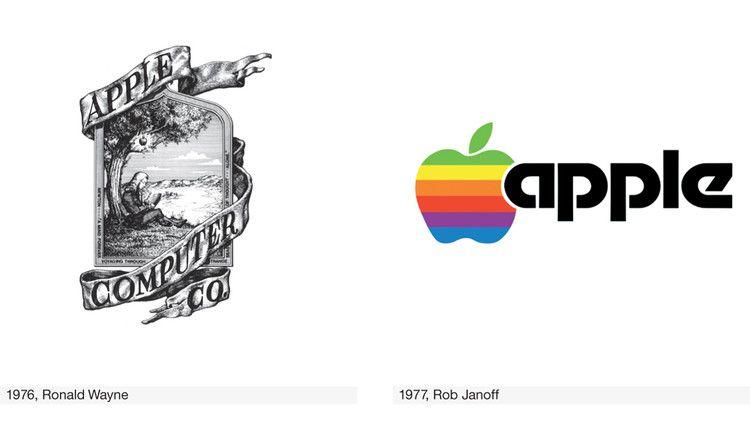 Old Apple Computer Logo - First Apple computer logo -Logo Brands For Free HD 3D