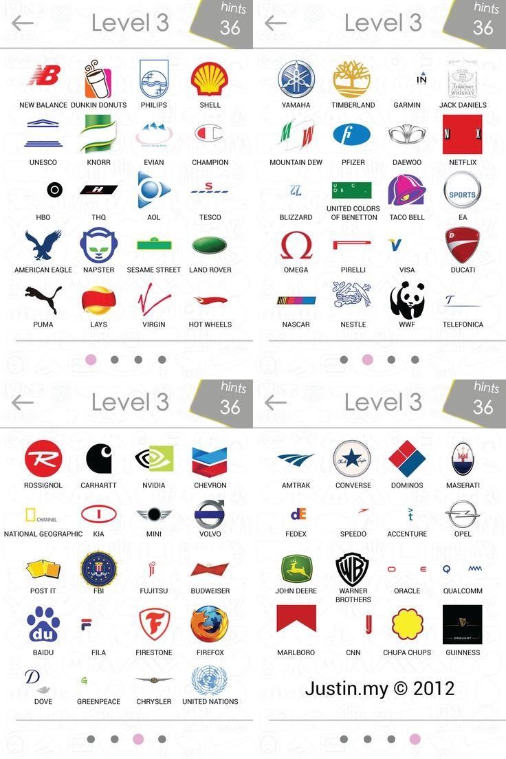 I About Logo - Logos Quiz Answers Level 3. Science Fair. Logos