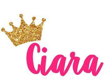 Glitter Crown Logo - Crown decal | Etsy