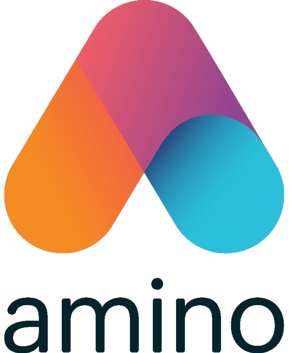 I About Logo - Amino. Rock Health. We're powering the future of healthcare. Rock