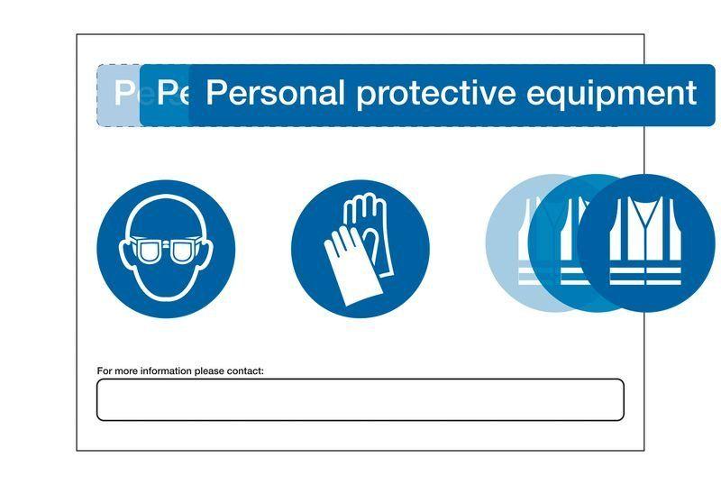Info Please Logo - PPE At Point of Need Signs - More Info Please Contact | Seton UK
