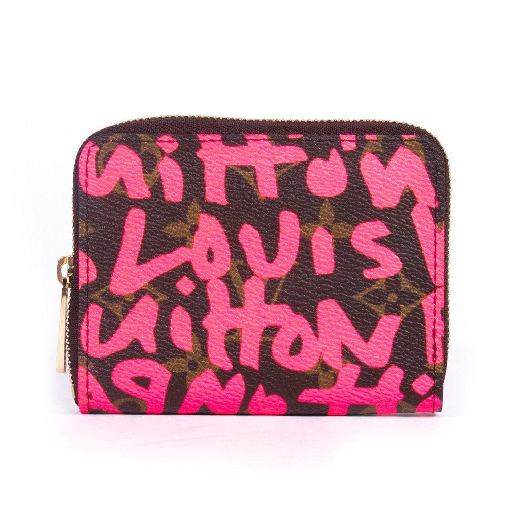 Louis Vuitton Graffiti Logo - Shop authentic Louis Vuitton Graffiti Zippy Wallet at revogue for ...