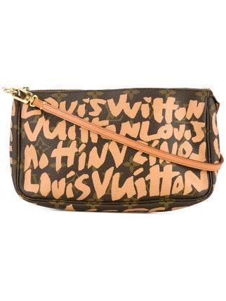 Louis Vuitton Graffiti Logo - Louis Vuitton Vintage Graffiti Logo Pochette - Farfetch