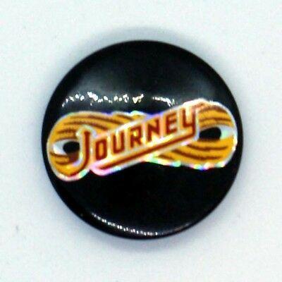 Journey Band Logo - TRUE VINTAGE 80'S JOURNEY BAND LOGO Prismatic Pinback Button Pin