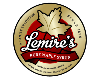 Maple Syrup Logo - LeMire Sales Inc. .Lemires Pure Maple Syrup logo design contest