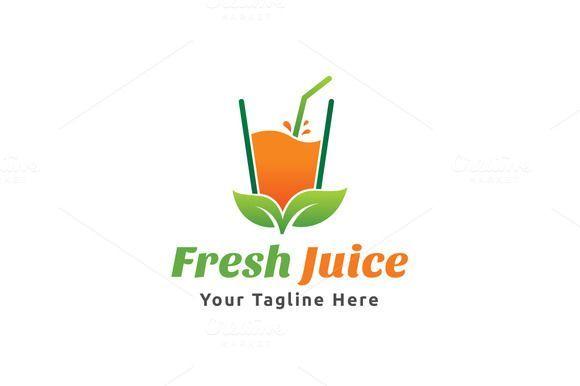 Juice Logo - Fresh Juice Logo by Martin-Jamez on Creative Market | Logo | Juice ...