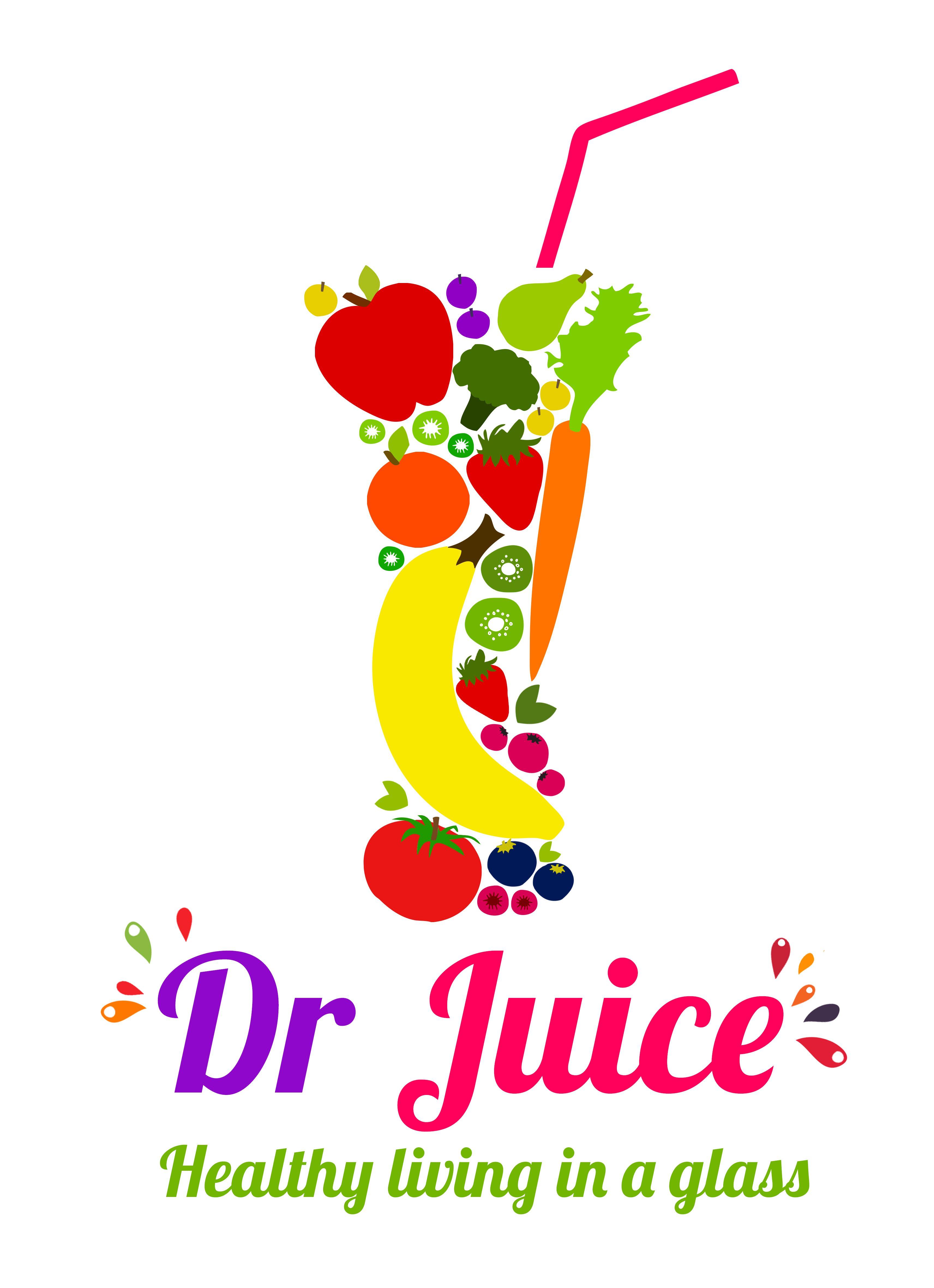 Juice Logo - Dr Juice logo | Logo Design | Juice logo, Logos, Logo food