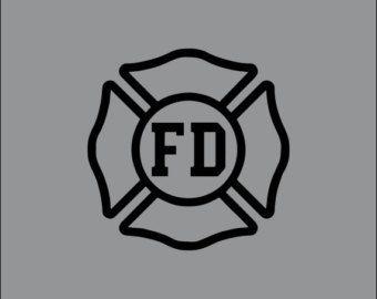Fireman Symbol Logo - Firefighter symbol | Etsy