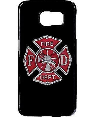 Fireman Symbol Logo - Cases4U Firefighter Fire dept. Fireman Logo Symbol Black case cover ...