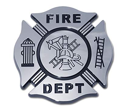 Fireman Symbol Logo - Amazon.com: Fire Department Firefighter Maltese Cross Premium Black ...