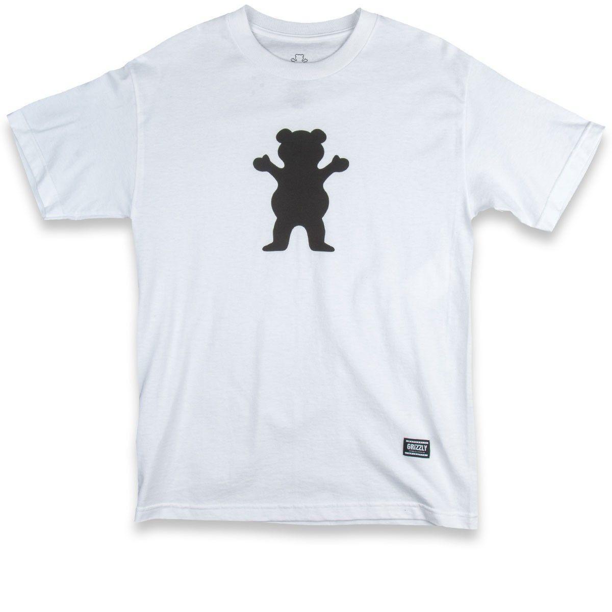 Grizzly Clothing Logo - Grizzly Grip OG Bear Logo T-Shirt - White