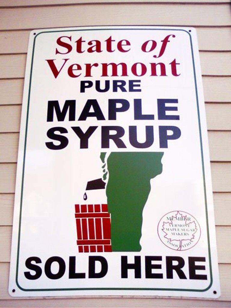 Maple Syrup Logo - WTF: Vermont's Maple Penis Sign? Chocolate Vaginas?. WTF. Seven