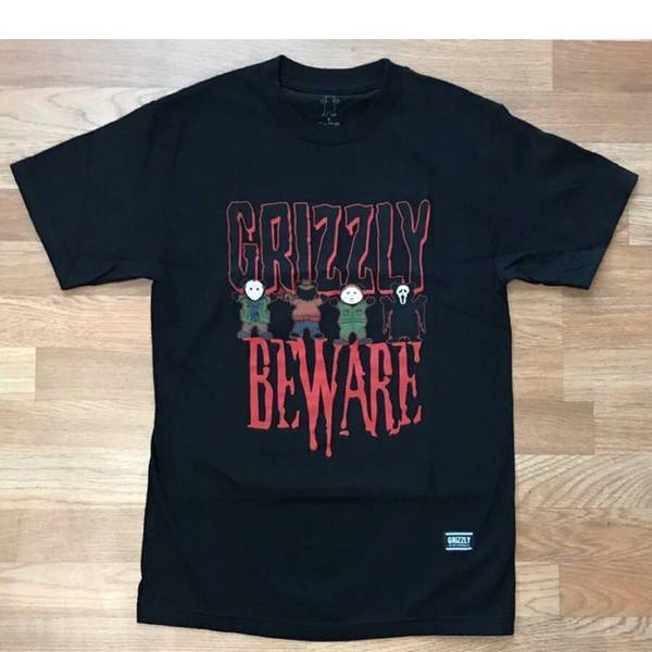 Grizzly Clothing Logo - Grizzly Beware Logo T-shirt – HiPOP Fashion