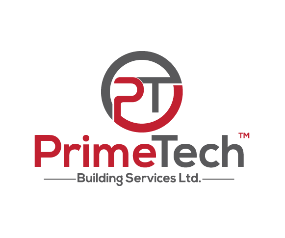 Buiilding Roman Company Logo - Modern, Professional, Window Cleaning Logo Design for PrimeTech