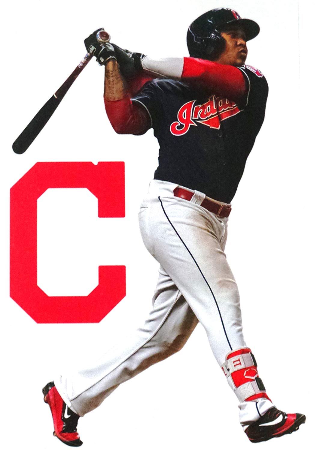 MLB Indians Logo - FATHEAD Jose Ramirez Mini Graphic + Cleveland Indians